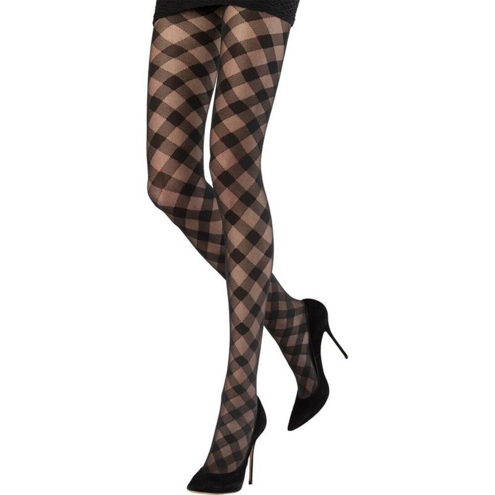 Emilio Cavallini Oblique Tartan Tights